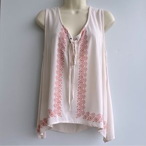 Miss Daisy Embroidered Top Size L